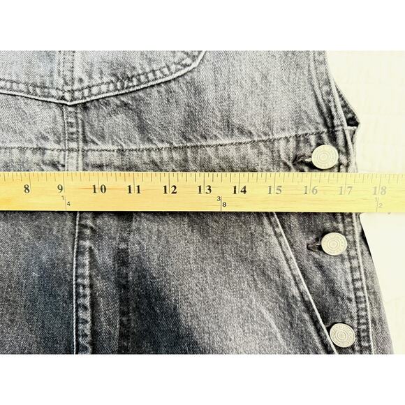 FRAME Overalls Women's Medium Blackwater Pure Classic Overall Denim Made USA - Picture 3 of 8